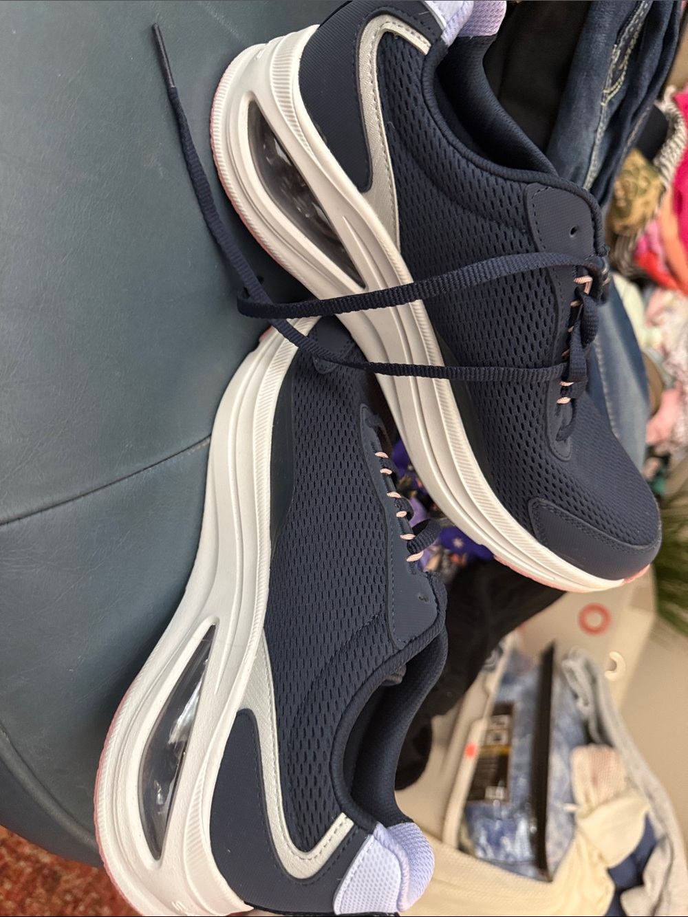 Skechers Navy Women's Athletic Sneakers - Picture 5 of 7
